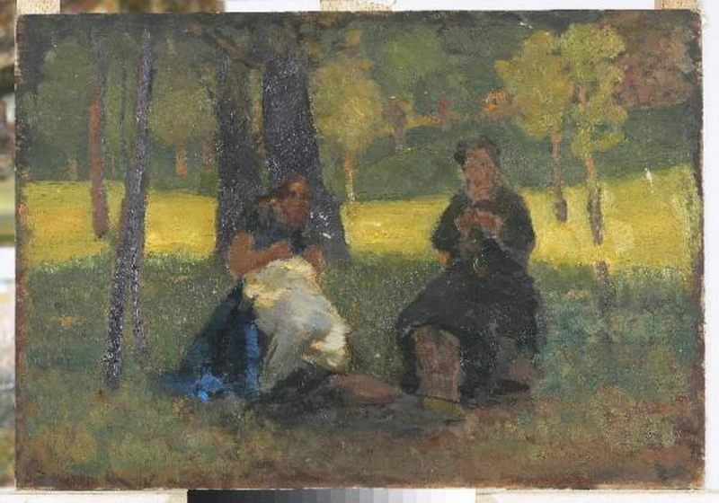 79-Figure nel bosco-Sistema Museale Montichiari Musei. Civica Pinacoteca Antonio e Laura Pasinetti  
